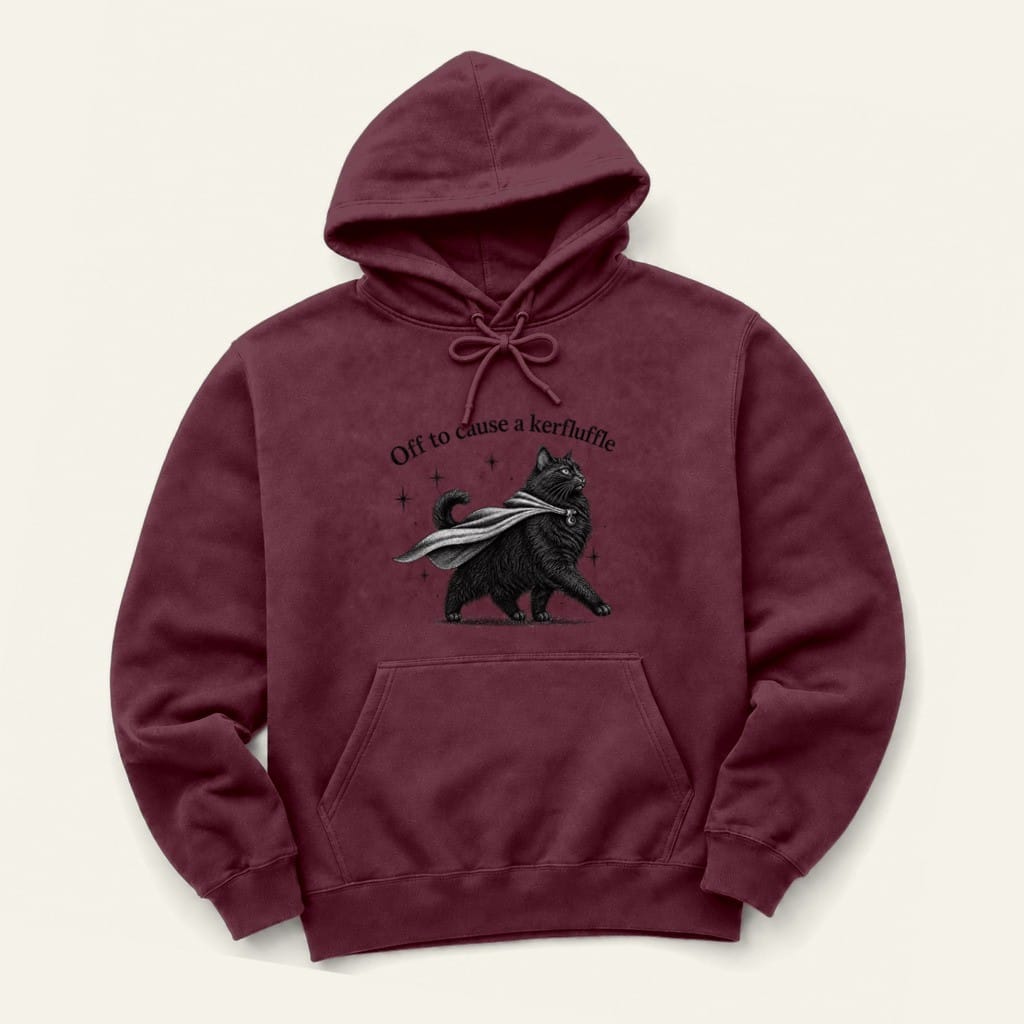 Kerfluffle Hoodie in Maroon