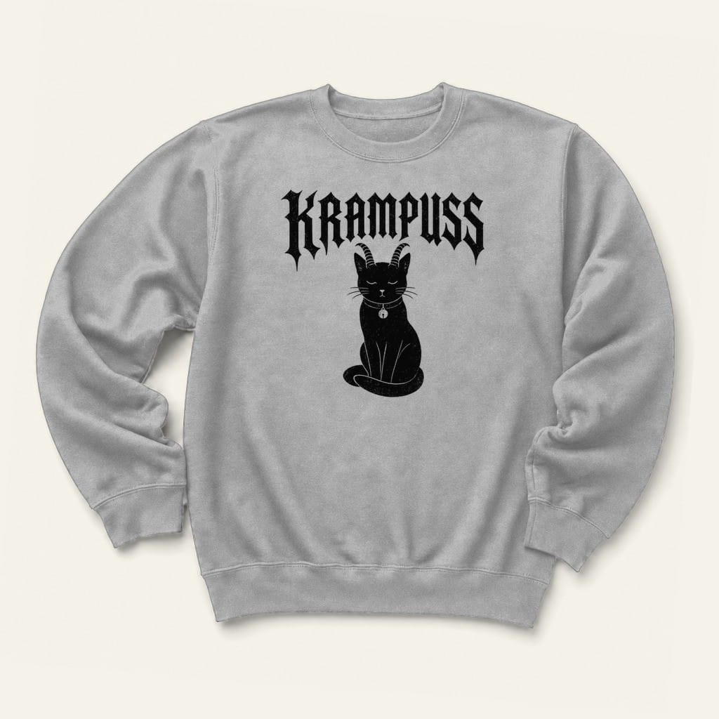 Krampuss Sweatshirt in Sport Grey