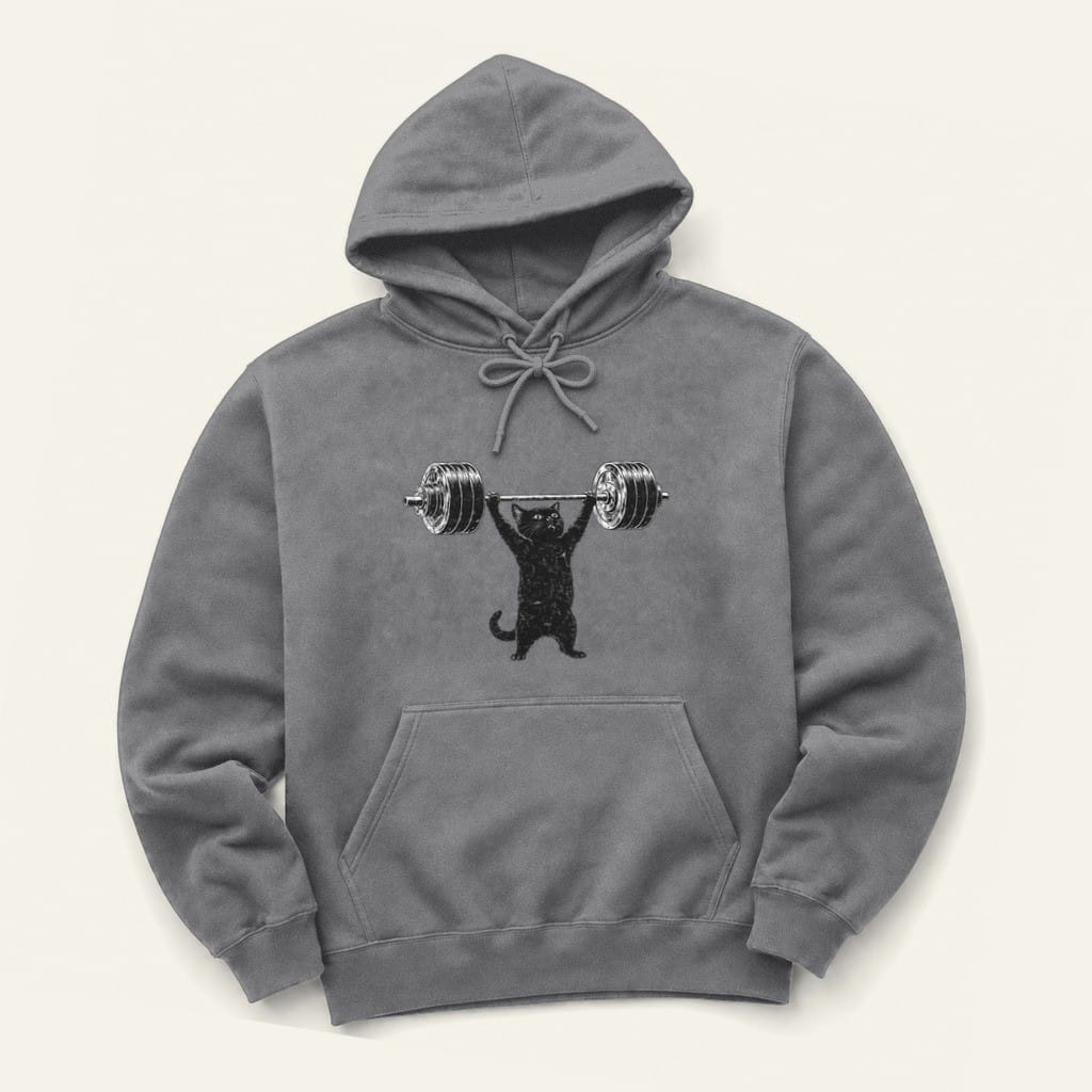 Lifting Hoodie in Graphite Heather