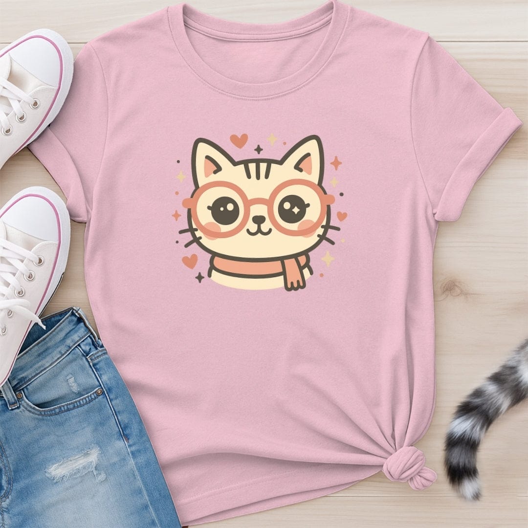 GLASSES KITTY T-SHIRT