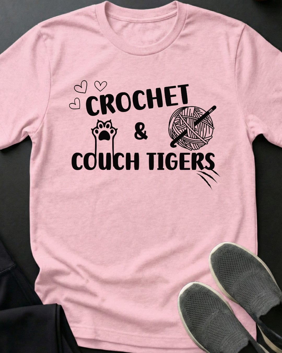 Crochet & Couch Tigers Tee