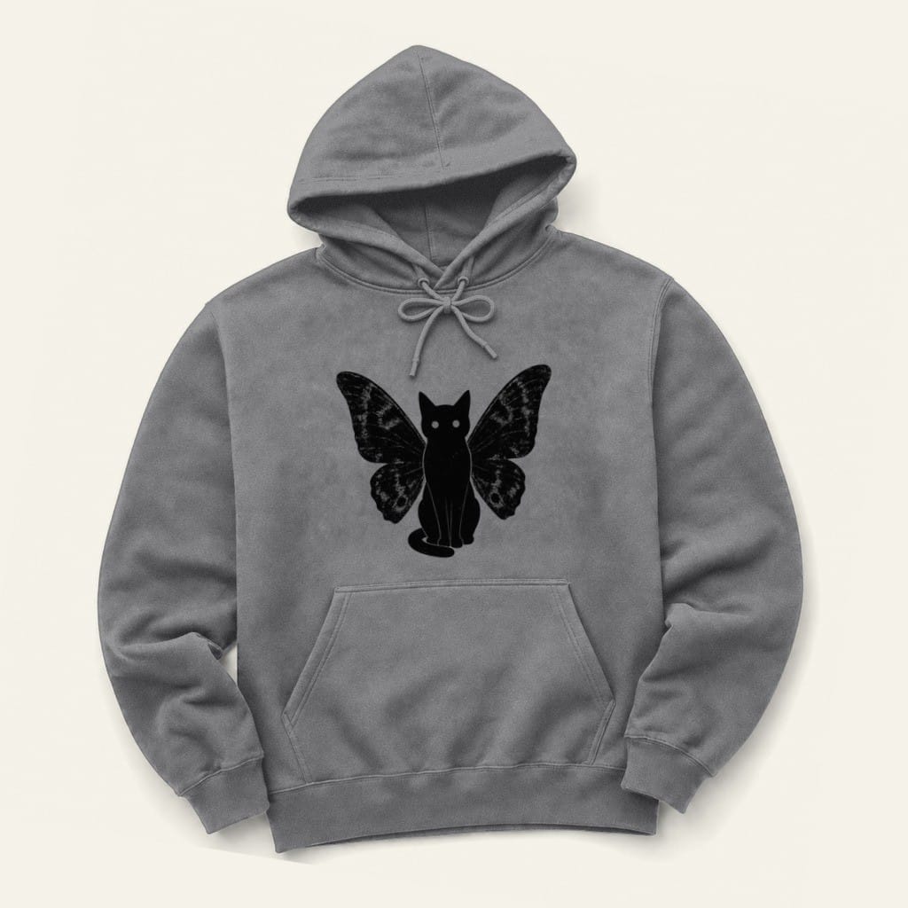 Meowthman Hoodie in Graphite Heather