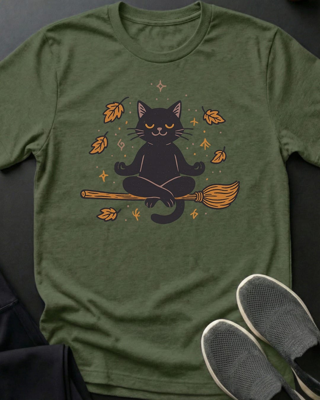 Zen Witchy Cat Tee