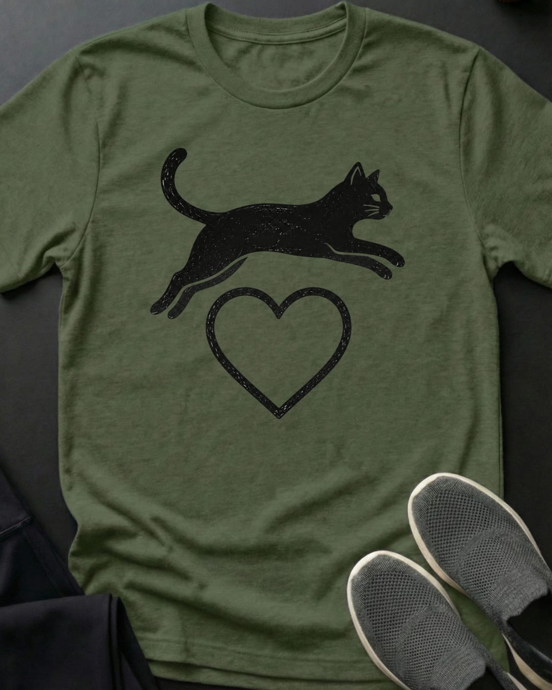 Black Cat Love Tee