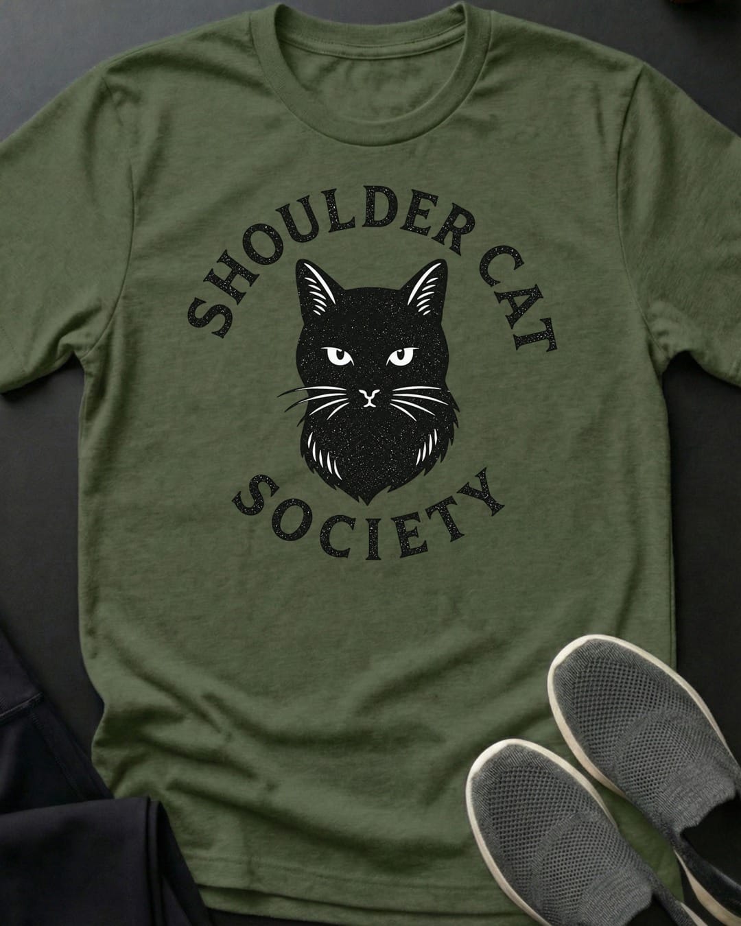 Shoulder Cat Society Tee