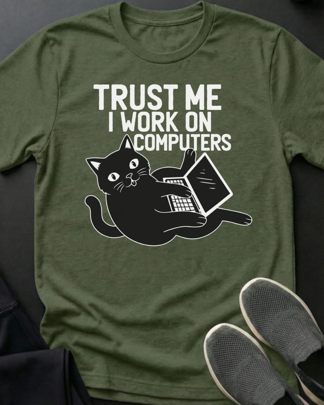 I Work On Computers Tee