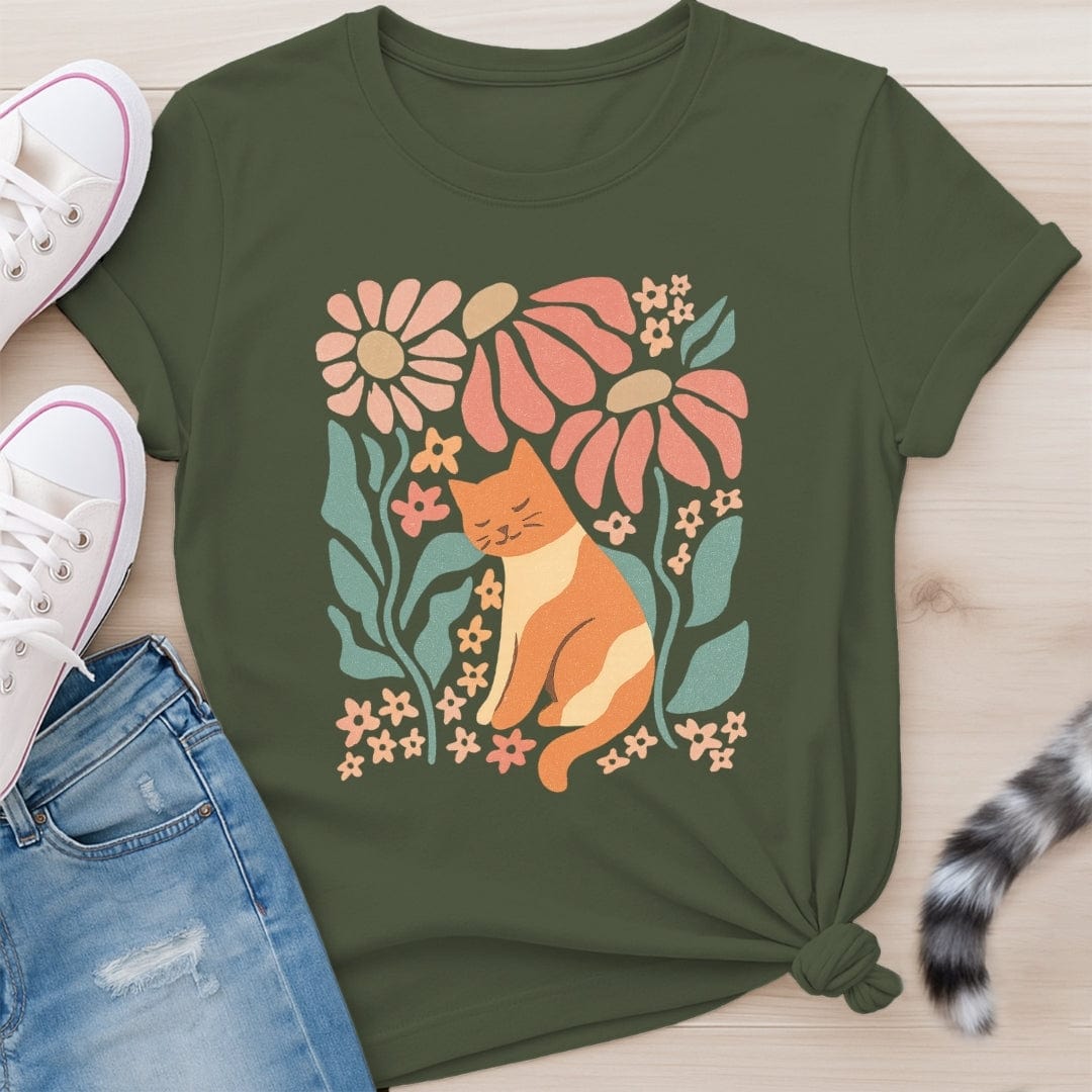 FLOWER NAPS T-SHIRT