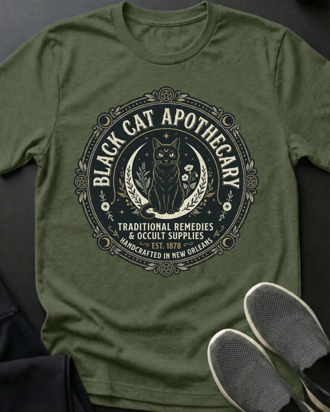 Black Cat Apothecary Tee