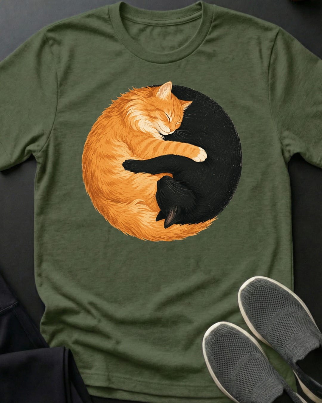 Yin Yang Orange Tee