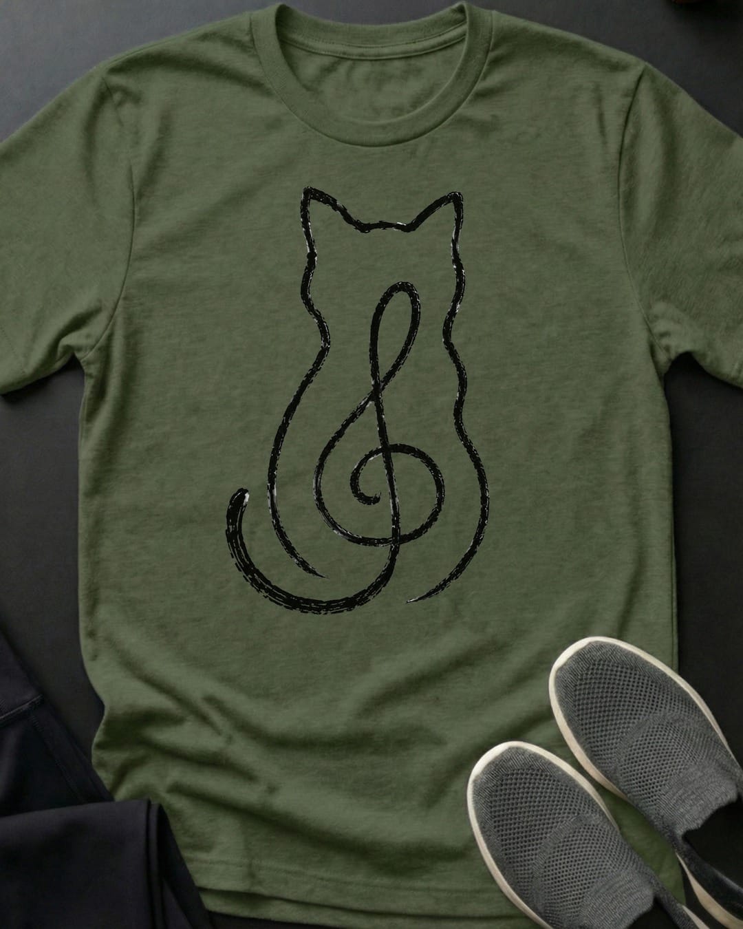 Cat In Treble Tee