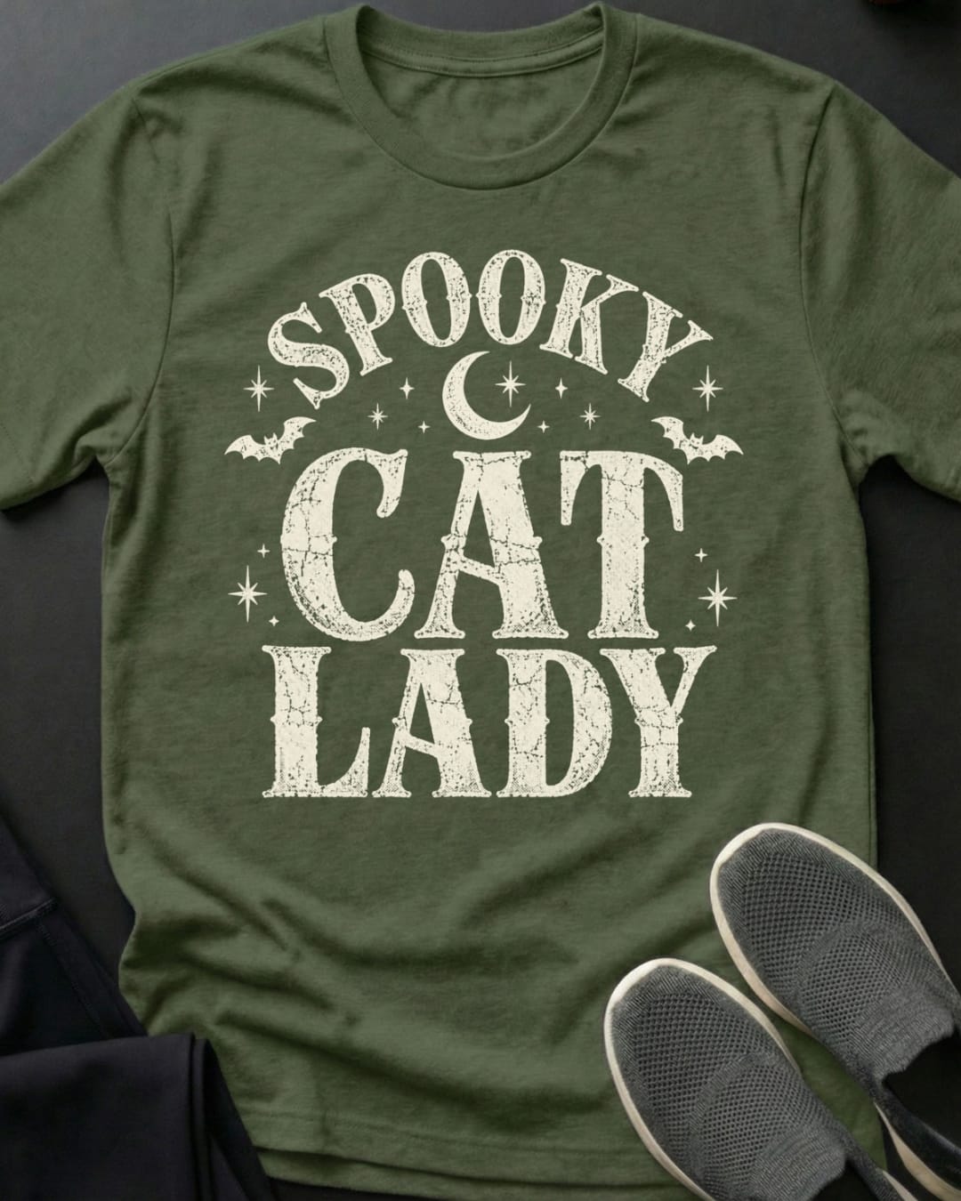 Spooky Cat Lady Tee