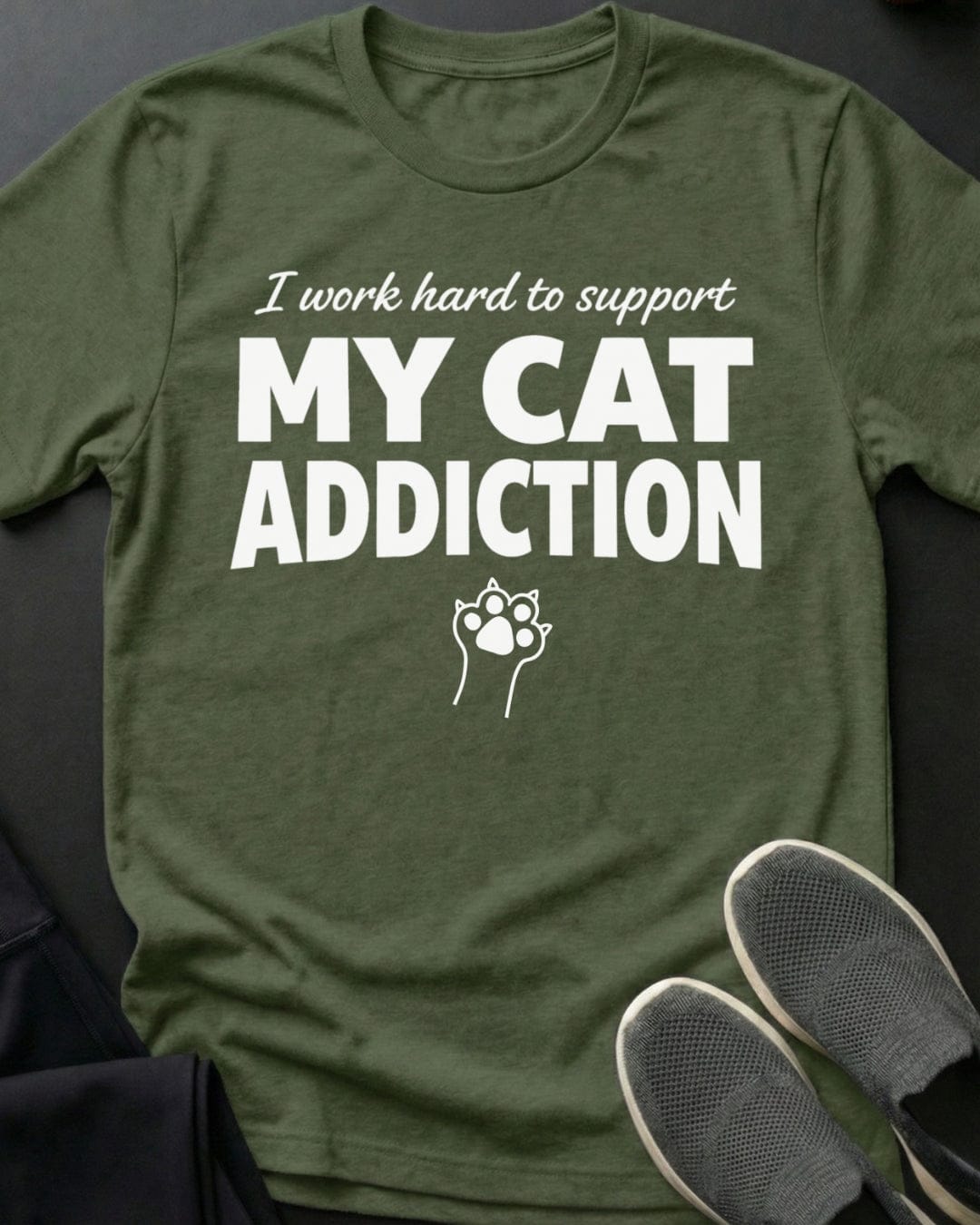 Cat Addiction Tee