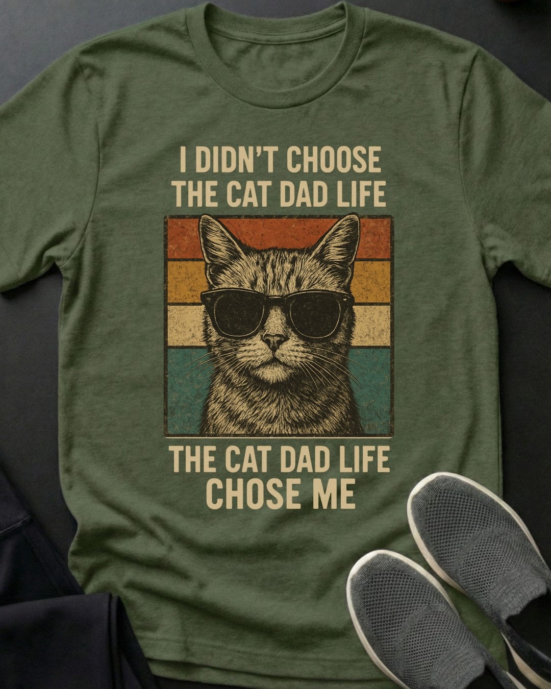 Cat Dad Life Tee