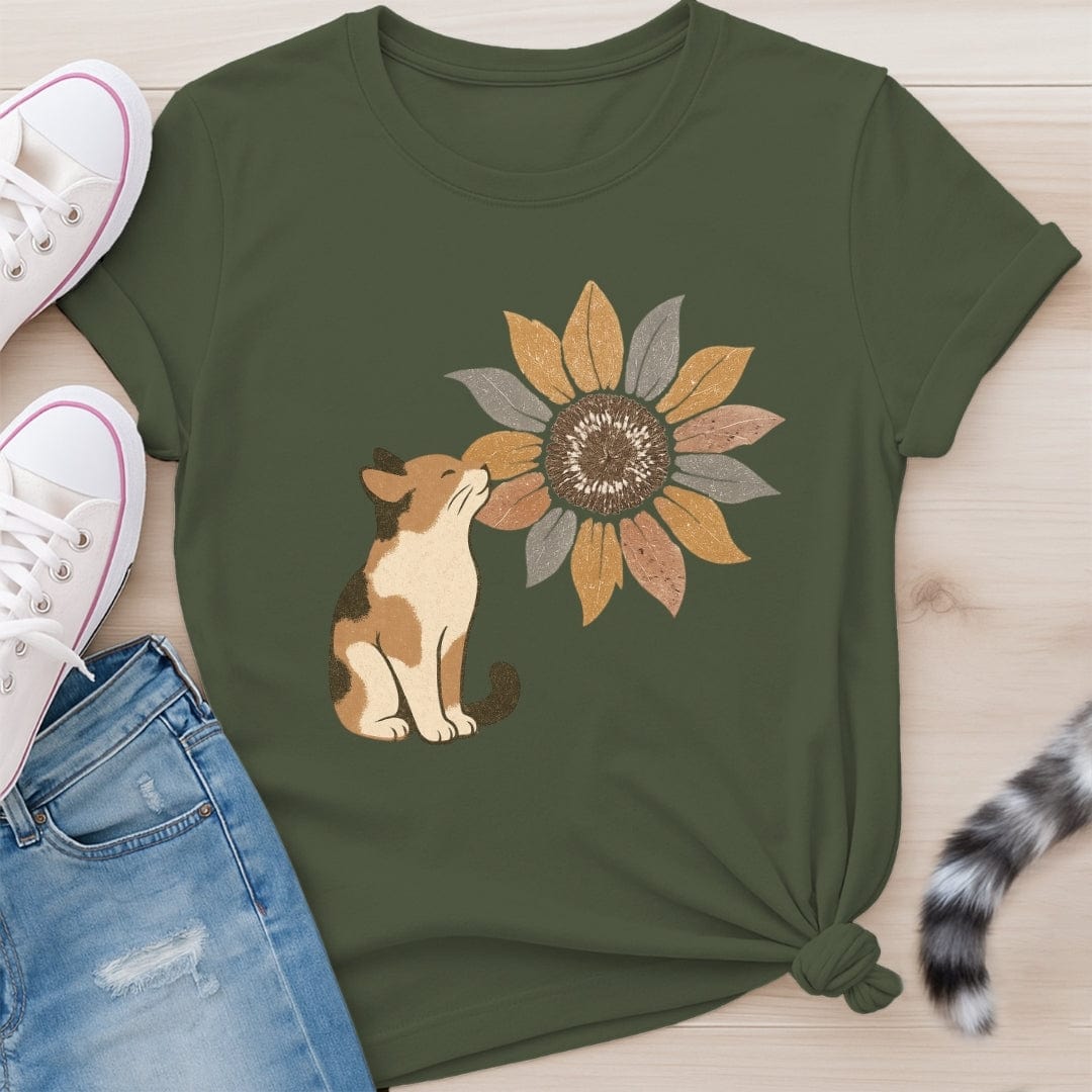 SUNFLOWER KITTY T-SHIRT