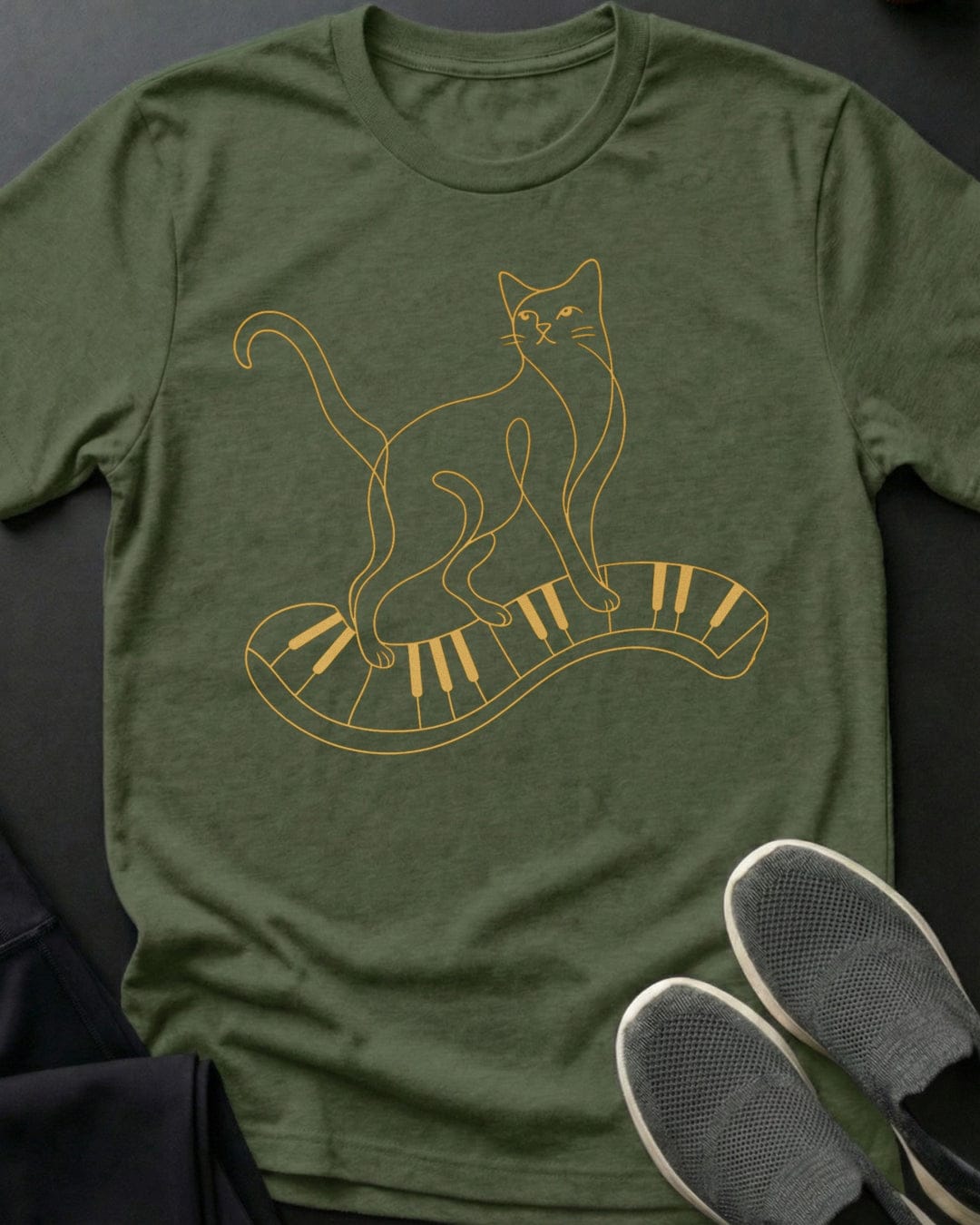 Piano Kitty Tee