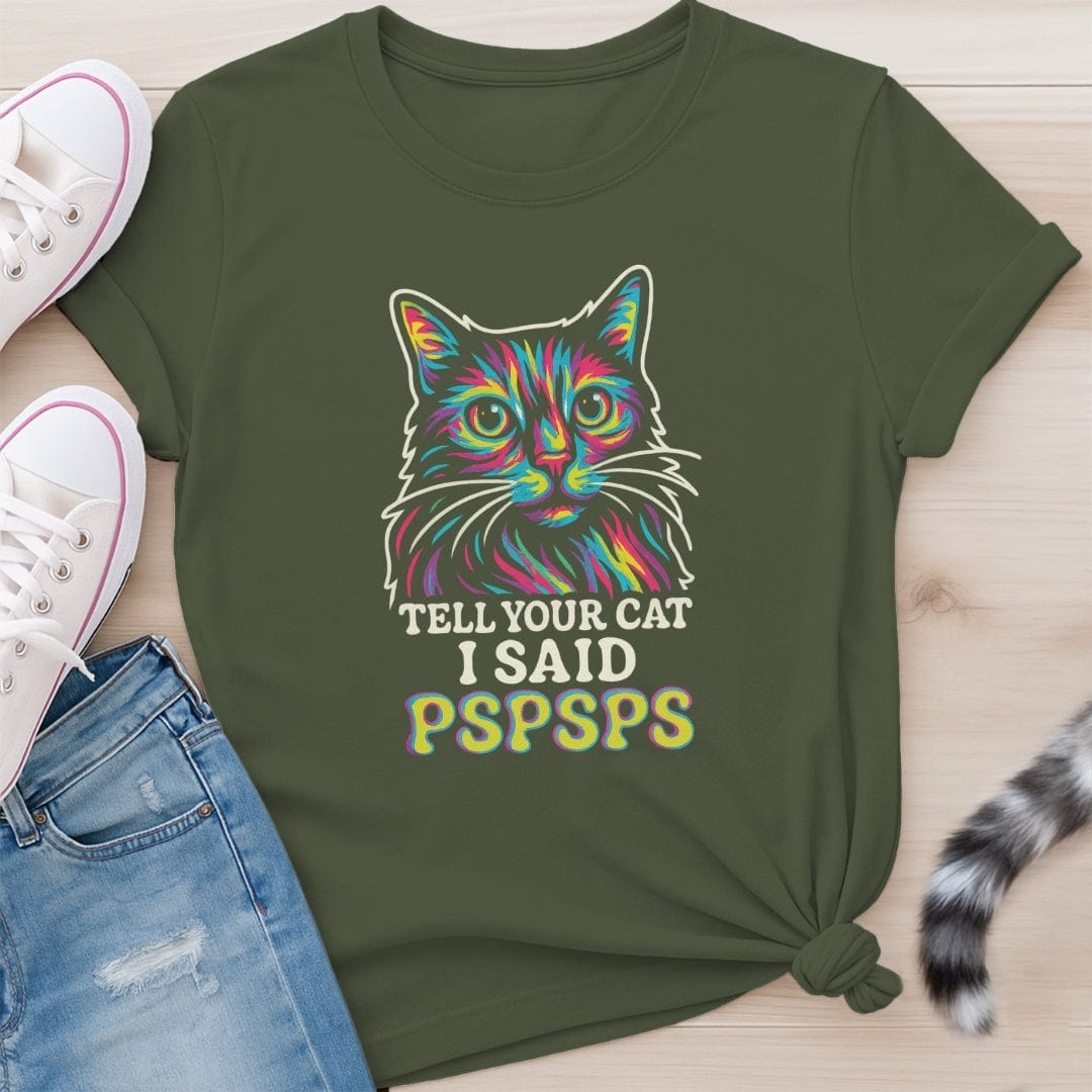 TELL YOUR CAT T-SHIRT
