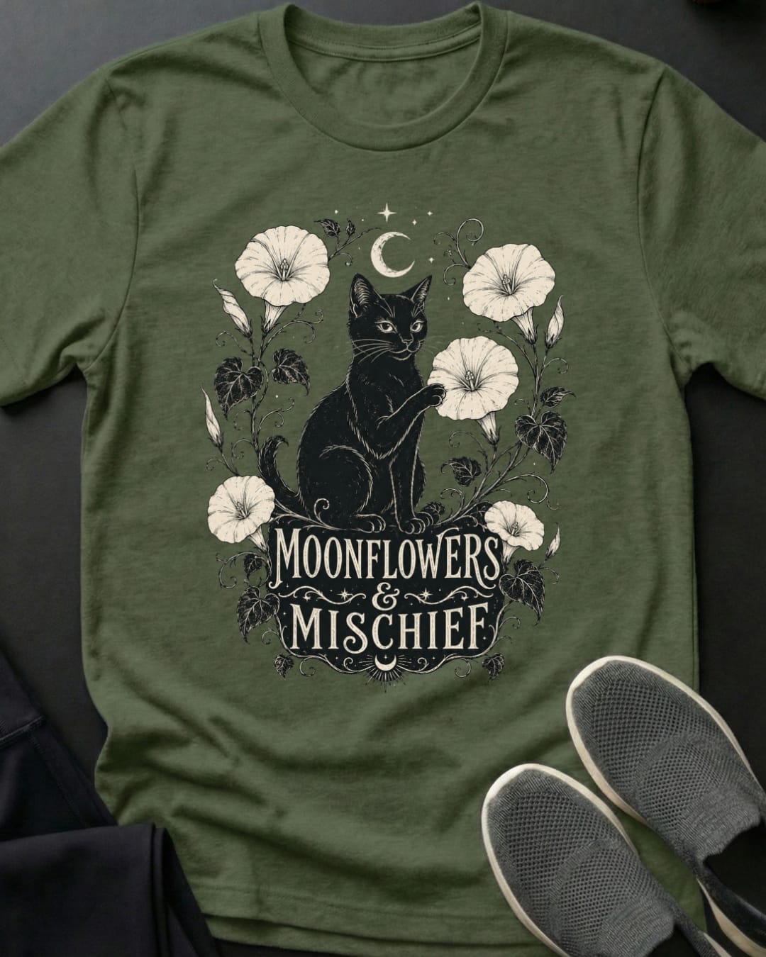 Moonflowers & Mischief Tee