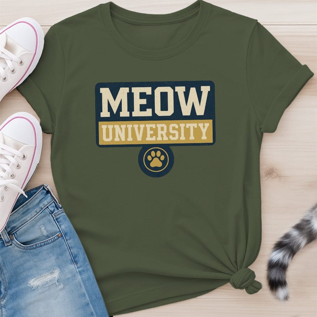 MEOW UNIVERSITY T-SHIRT