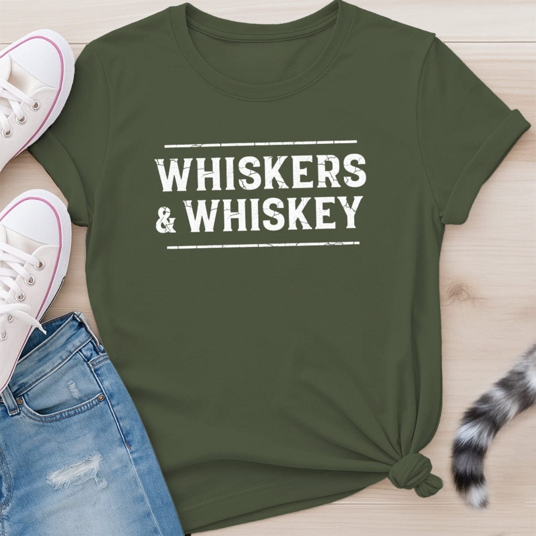 WHISKERS & WHISKEY T-SHIRT