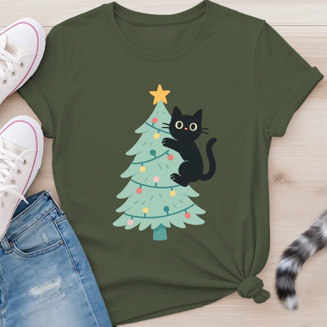 CHRISTMAS KITTY T-SHIRT