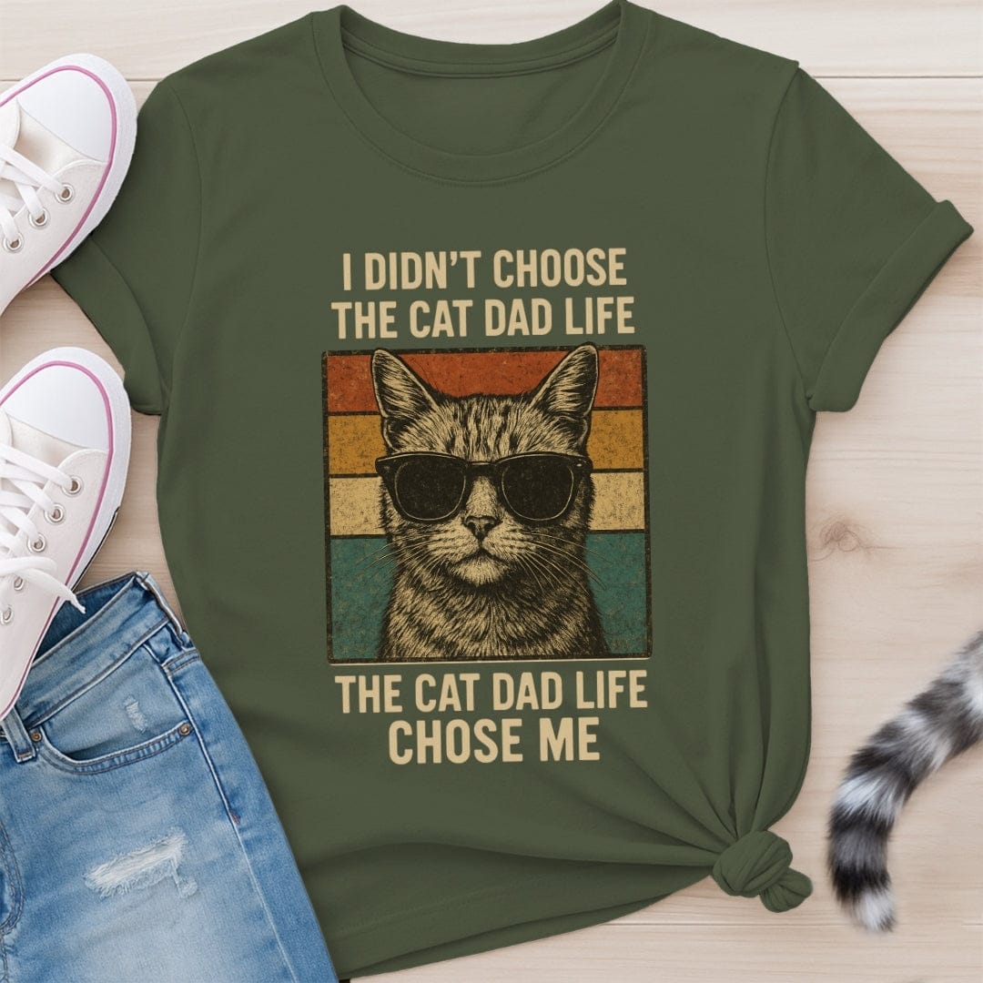 CAT DAD LIFE T-SHIRT