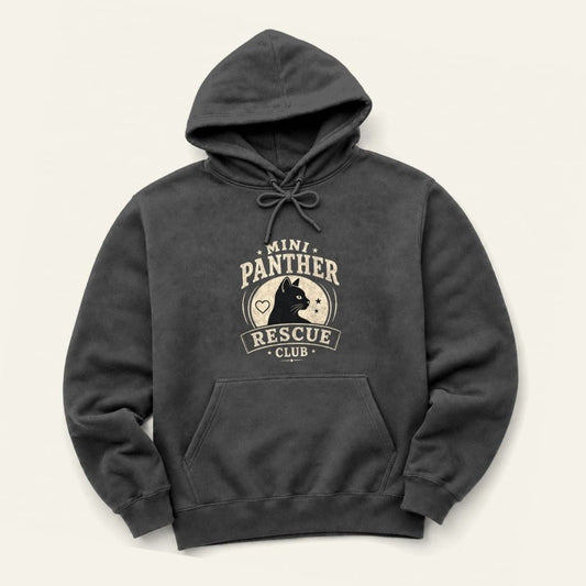 Mini Panther Rescue Hoodie in Dark Heather