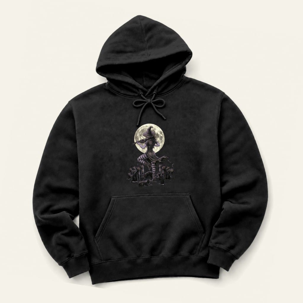 Moon Song Hoodie in Black