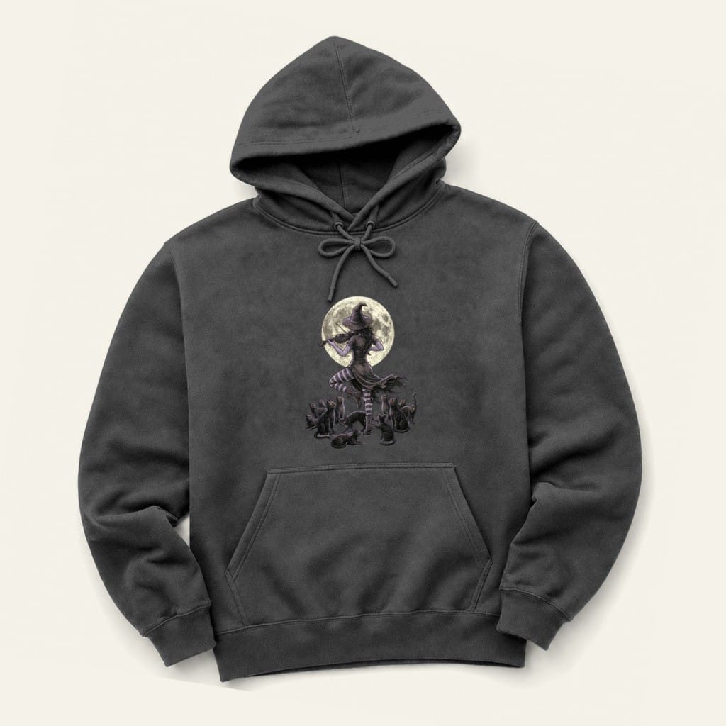 Moon Song Hoodie in Dark Heather