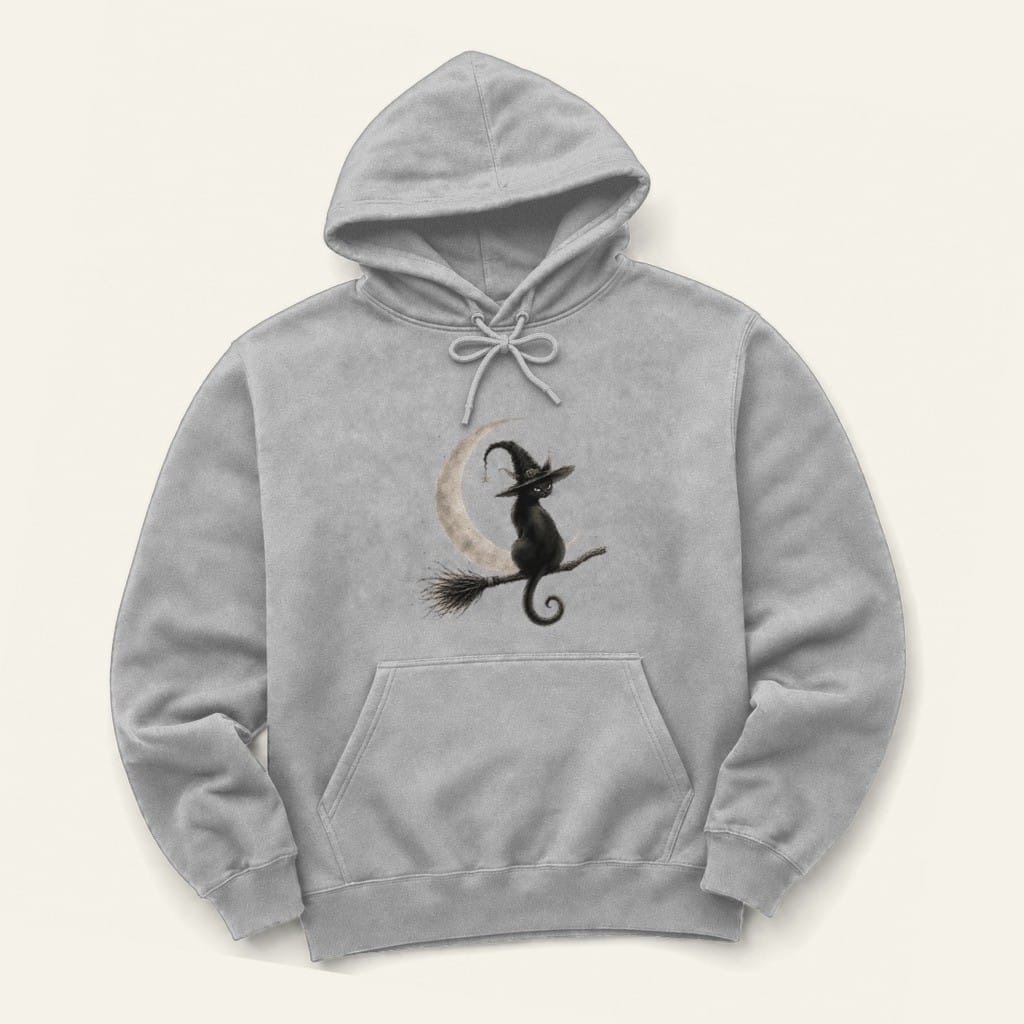 Moonlit Mischief Hoodie in Sport Grey