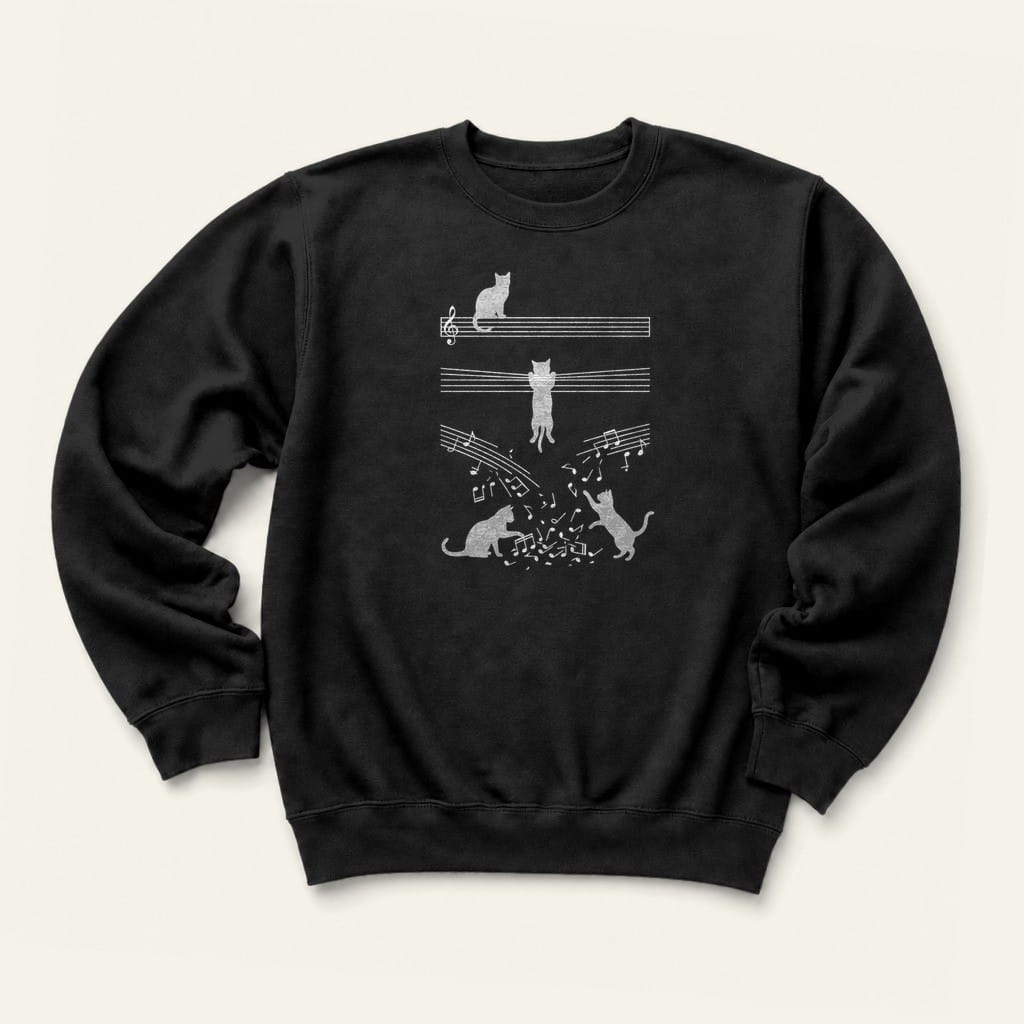 Musical Chaos Sweatshirt in Black