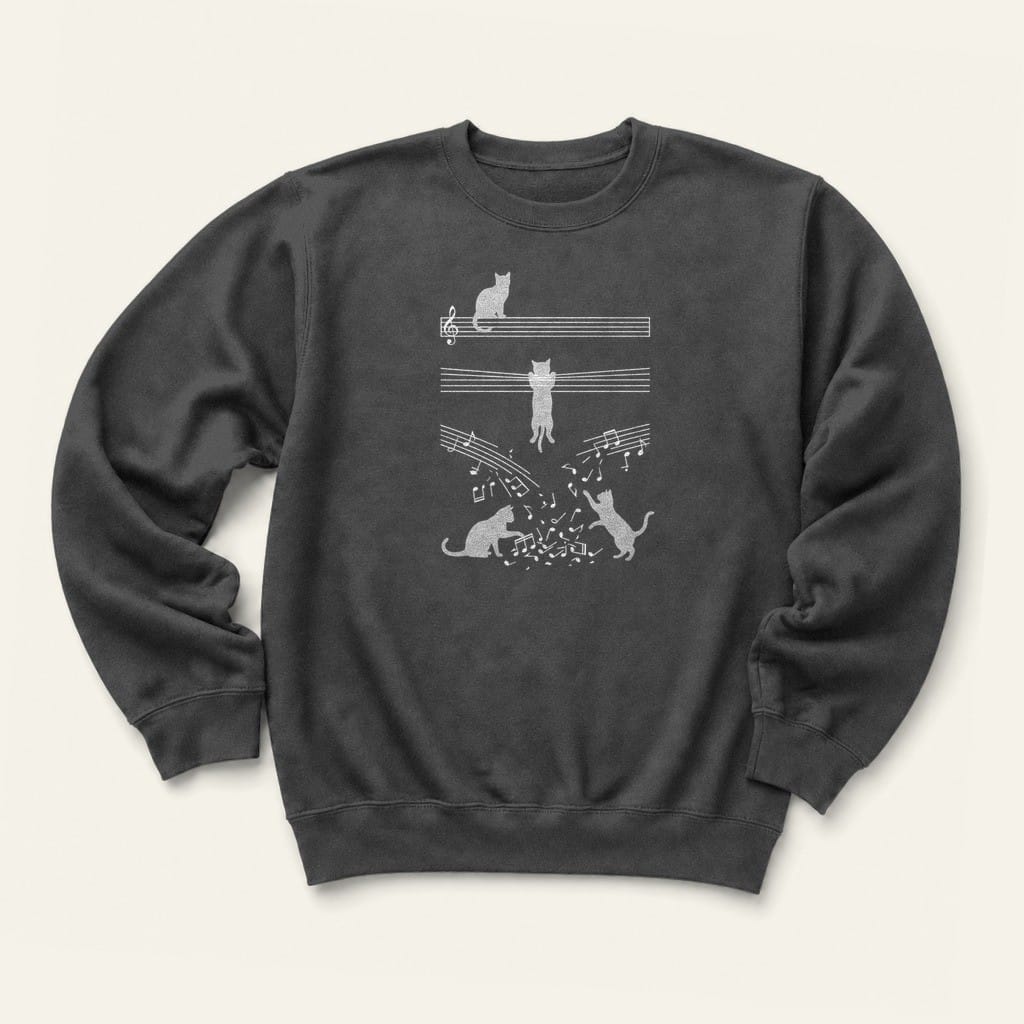 Musical Chaos Sweatshirt in Dark Heather