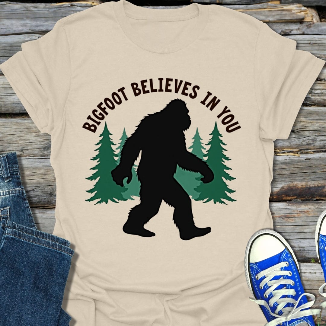 Bigfoot Believes T-Shirt
