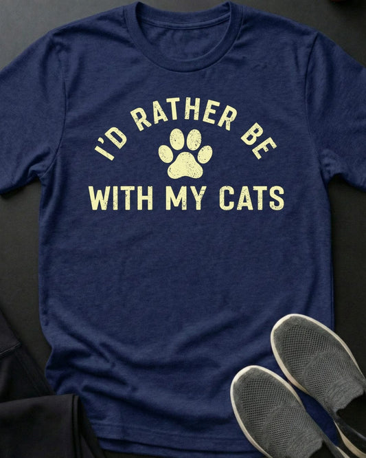 With My Cats Tee
