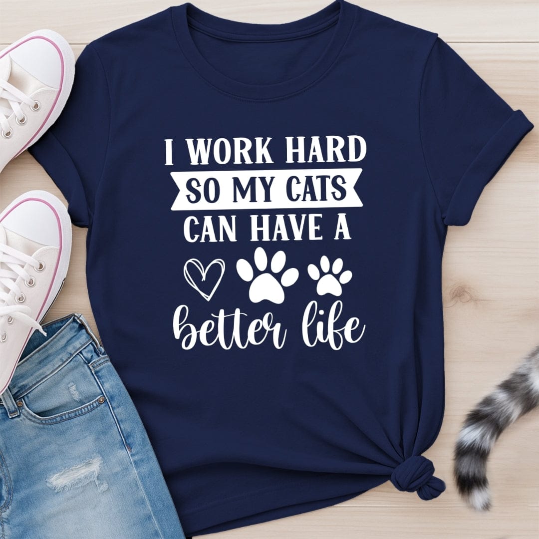 I WORK HARD T-SHIRT