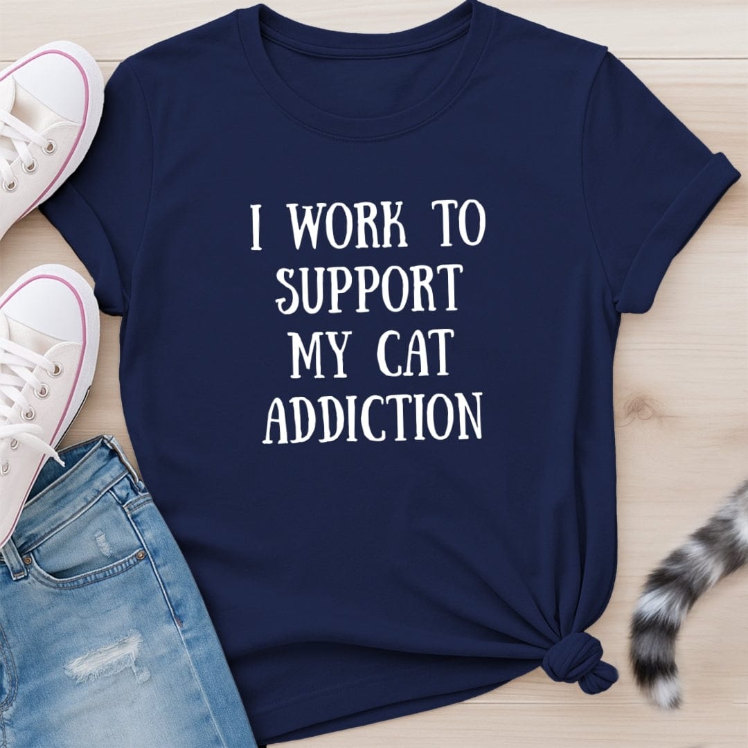 CAT ADDICTION T-SHIRT
