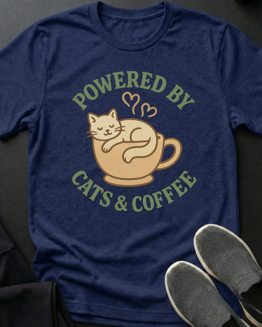 Cats & Coffee Tee