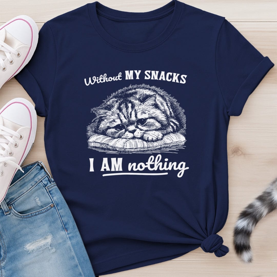 WITHOUT SNACKS T-SHIRT