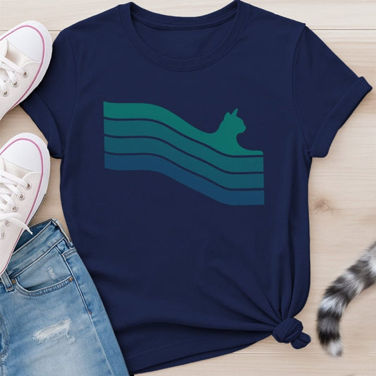 CAT BURST GREEN T-SHIRT