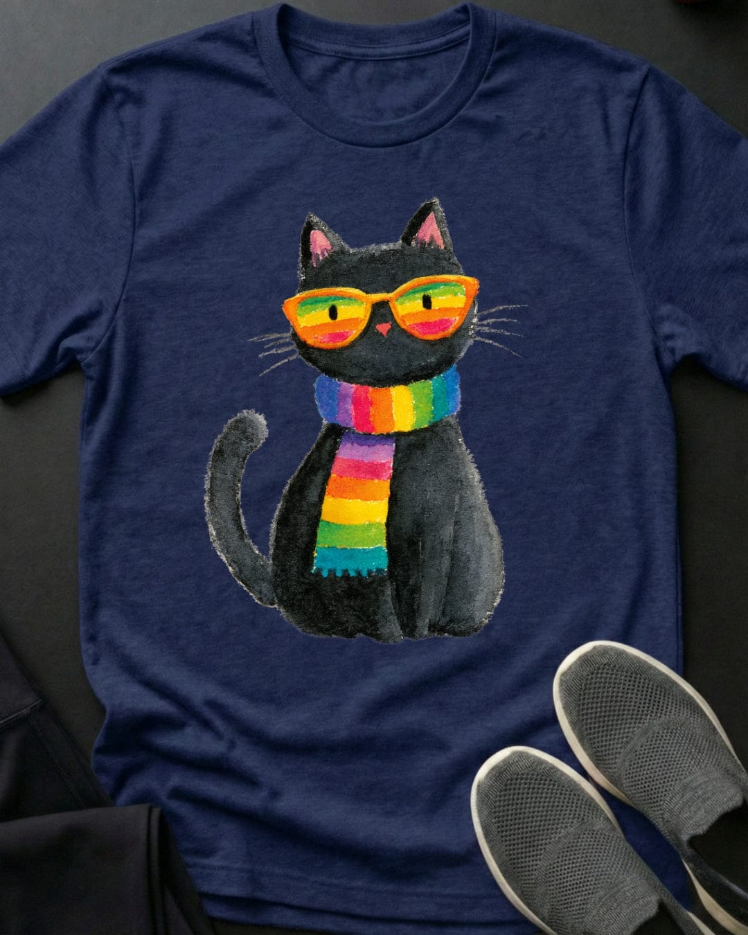 Colorful Cat Tee