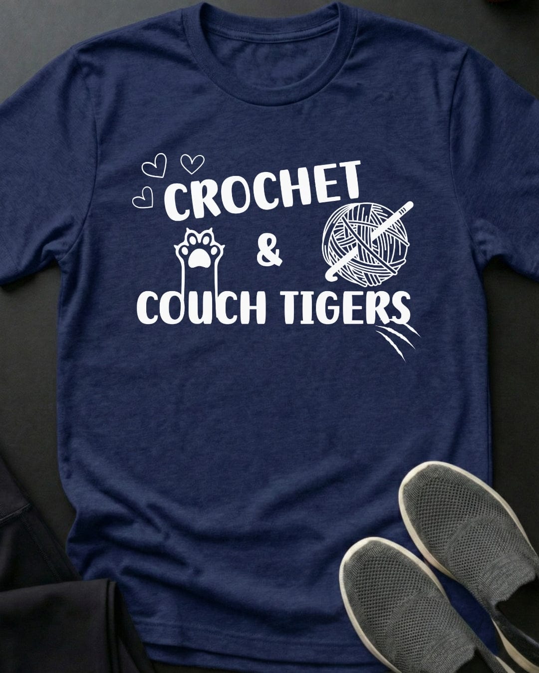 Crochet & Couch Tigers Tee