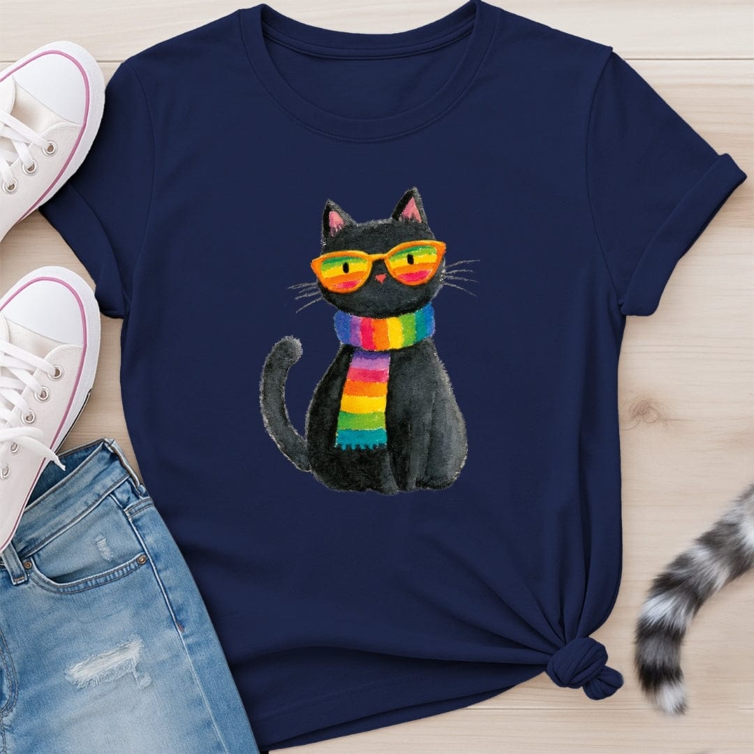 COLORFUL CAT T-SHIRT