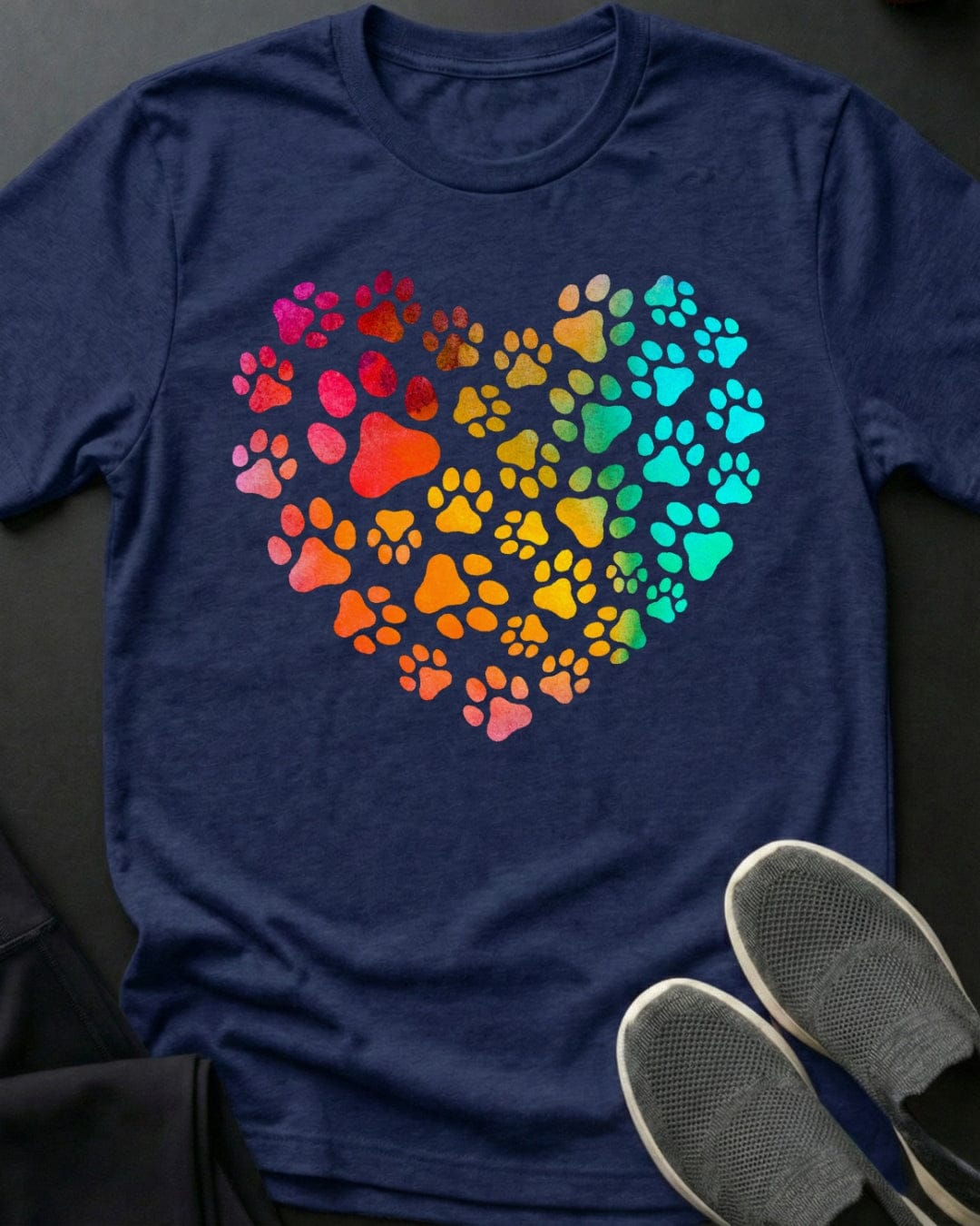Rainbow Love Paws Tee