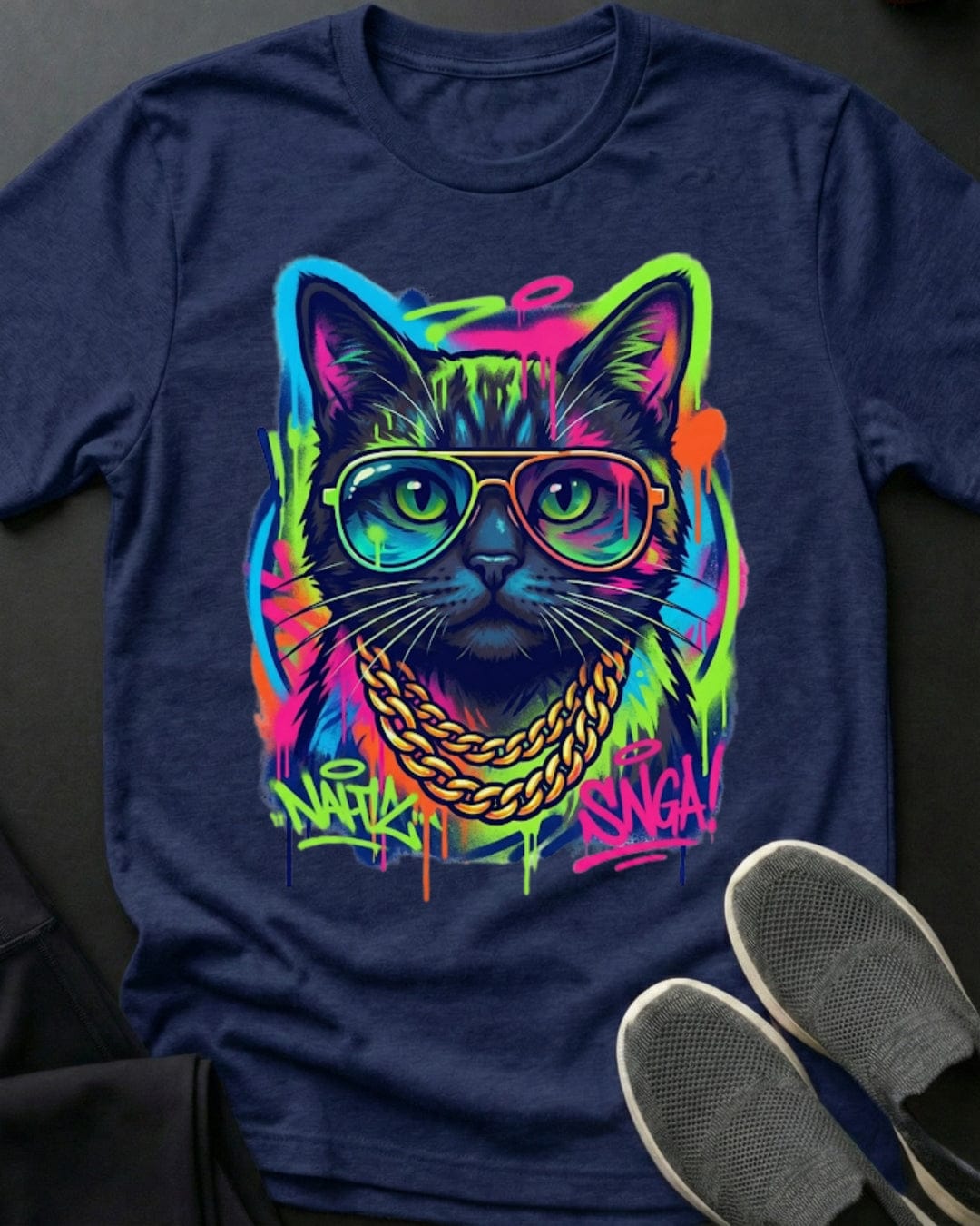 Midnight Cool Cat Tee