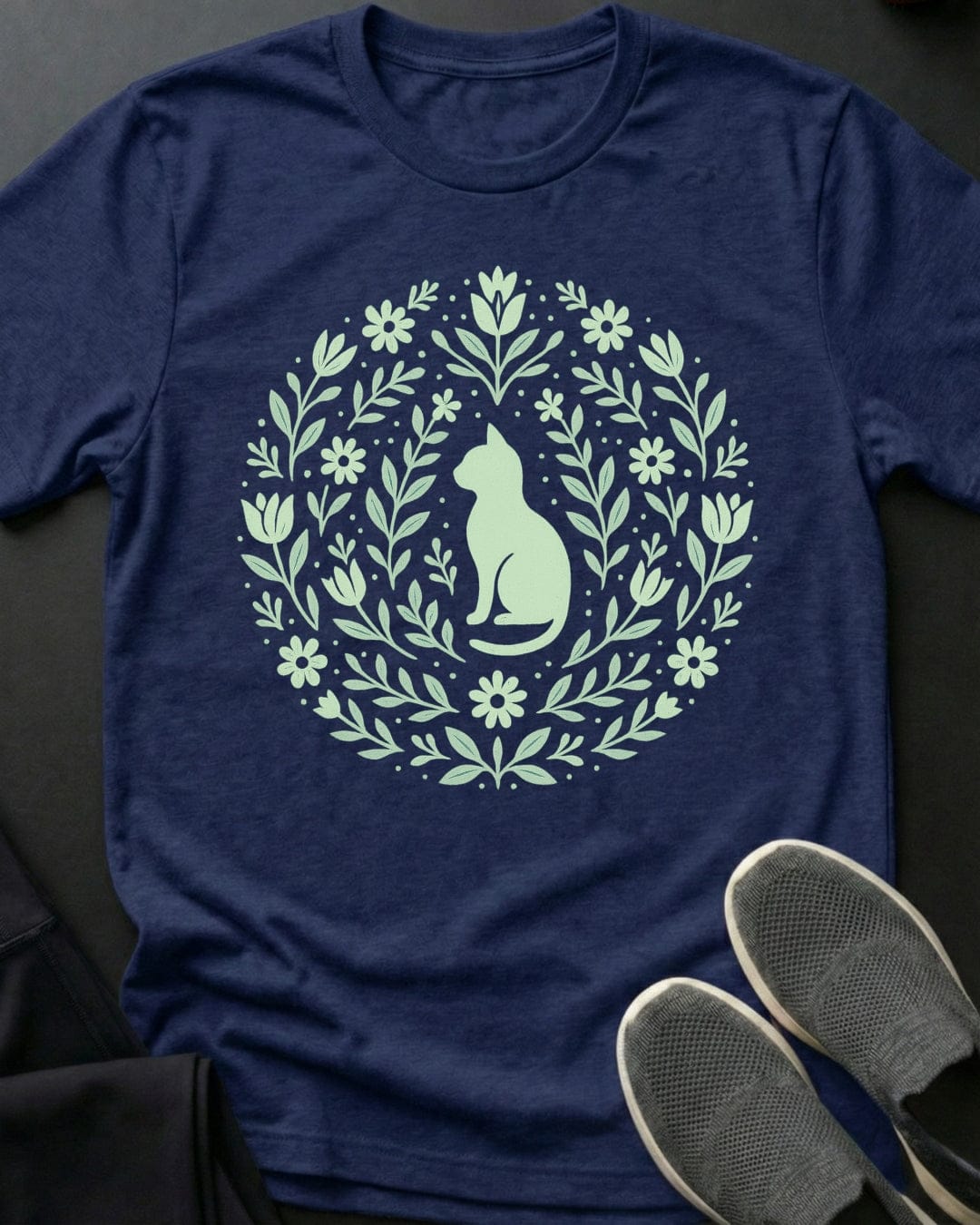 Cat Flowers Tee