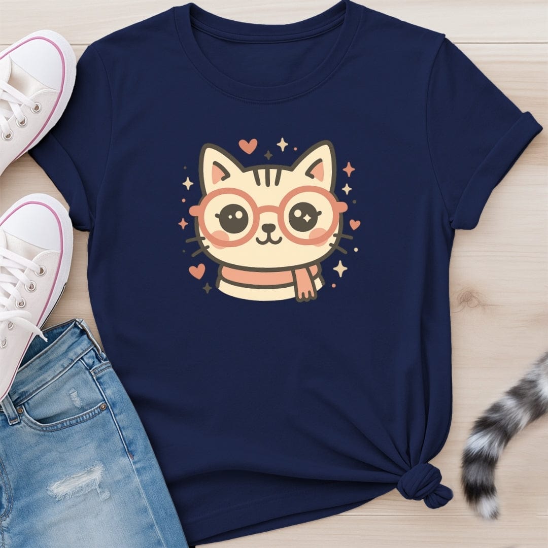 GLASSES KITTY T-SHIRT