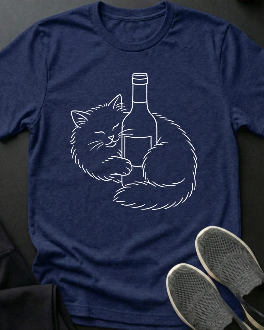 Wine Kitty Tee