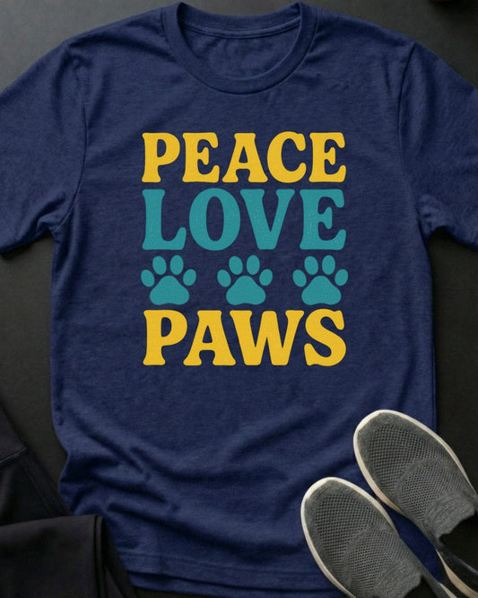 Peace Love Paws Tee