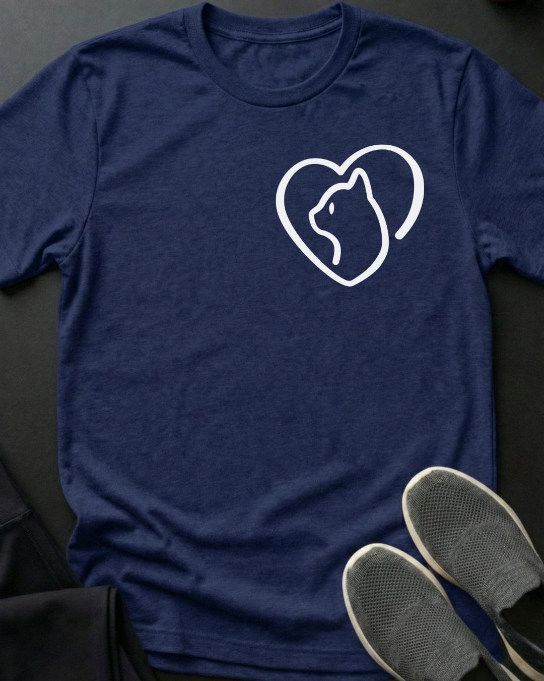 Kitty Heart Doodle Tee