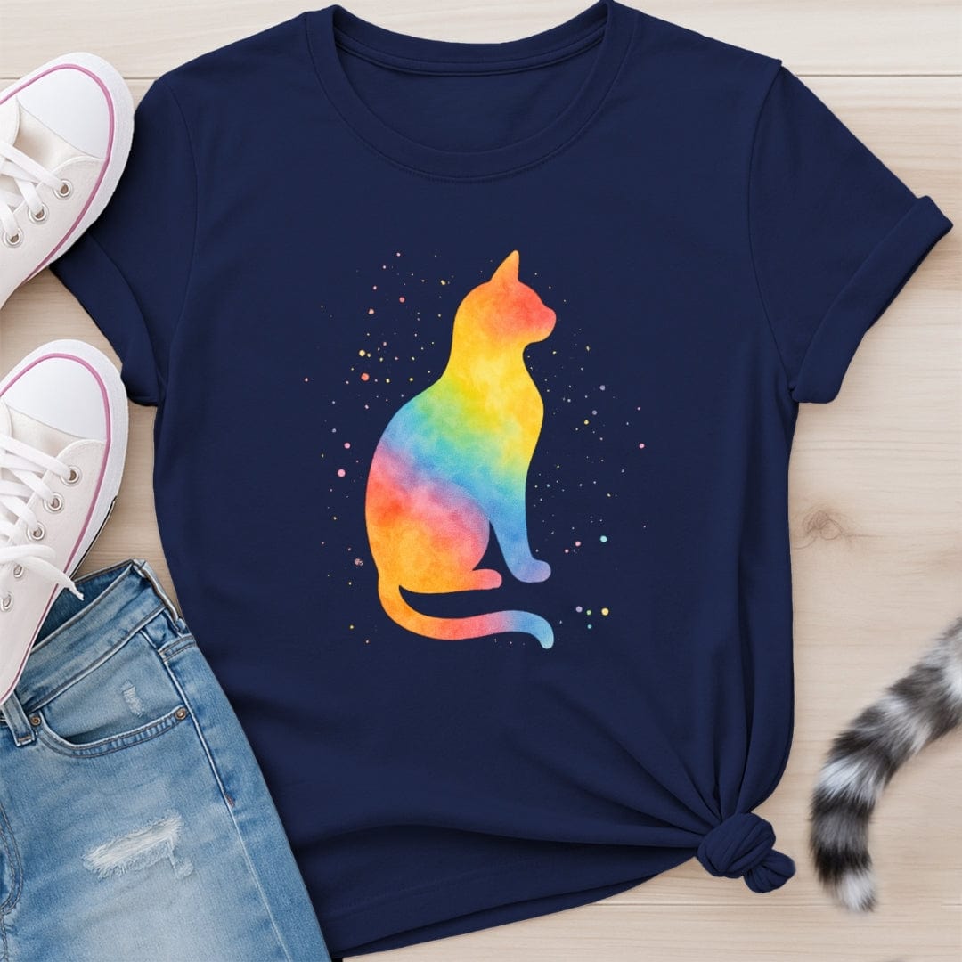 COLOR SPLASH CAT T-SHIRT