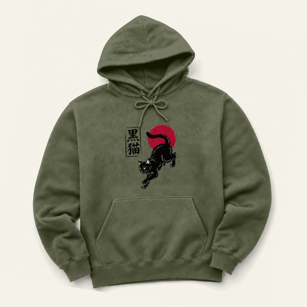 Ninja Hoodie in Military Green